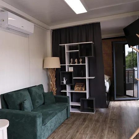 Landhuis Glamping L Tiny , 2ferienhaeuser Mit Stillvolles Design Und Hohem Komfort Sauna Hot Tub *